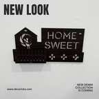 Wooden Key Holder with Shelf – Wall Mounted Organizer