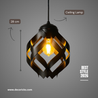 Flower Hanging Lamp – Modern Decorative Ceiling Light (Bulb Included)