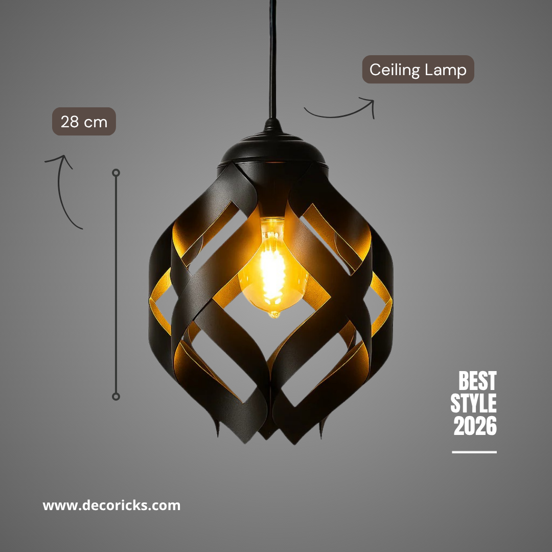 Flower Hanging Lamp – Modern Decorative Ceiling Light (Bulb Included)