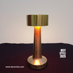 Metal LED Table Lamp – USB Rechargeable, Modern Design