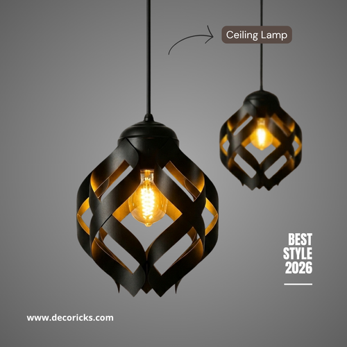 Flower Hanging Lamp – Modern Decorative Ceiling Light (Bulb Included)