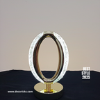 Crystal LED Table Lamp – Modern Diamond Cut Design, USB Rechargeable