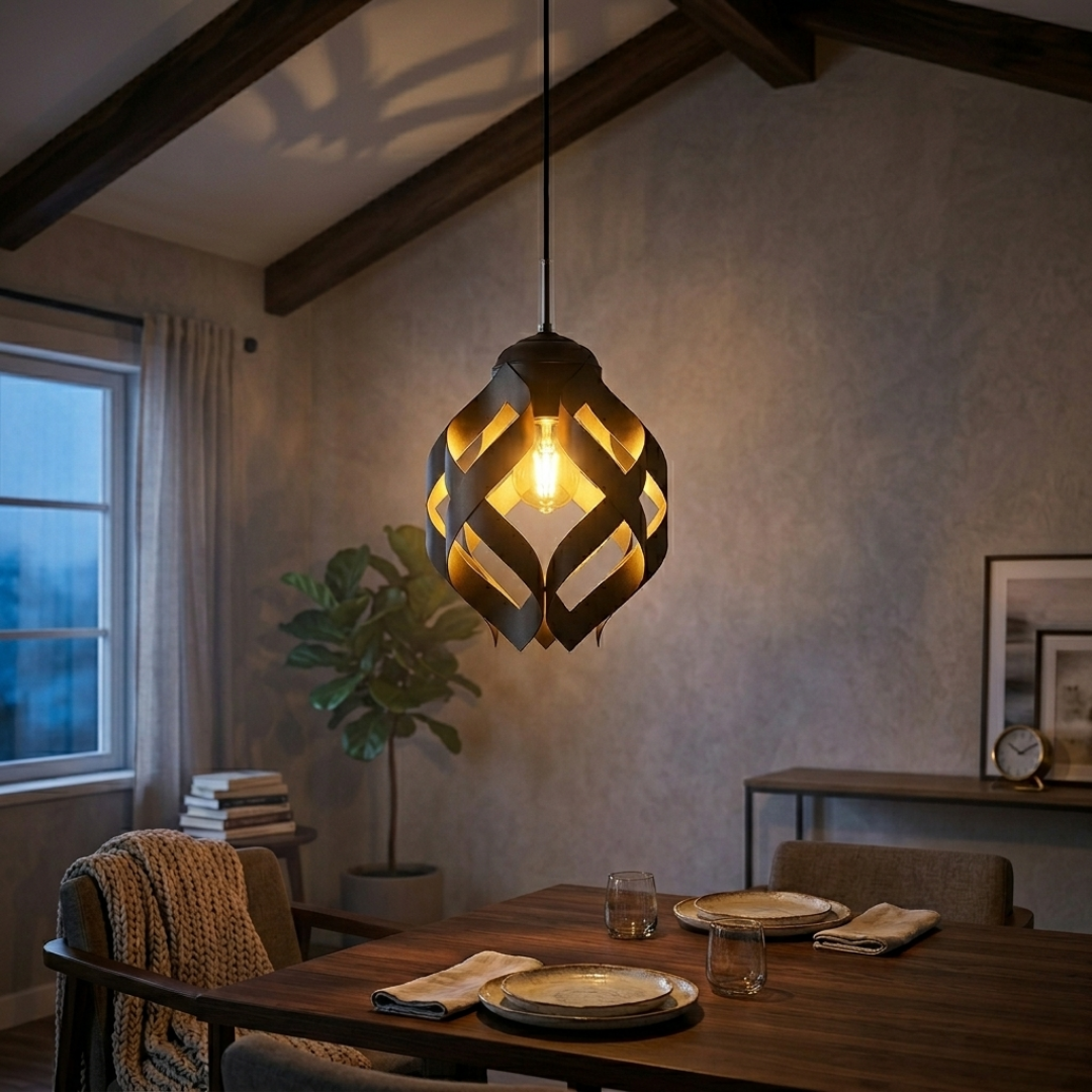 Flower Hanging Lamp – Modern Decorative Ceiling Light (Bulb Included)
