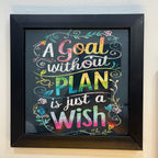 Framed Wall Art – Eiffel Tower & Inspirational Quotes  | (Min order 3 pieces)| Size (10' x 10')