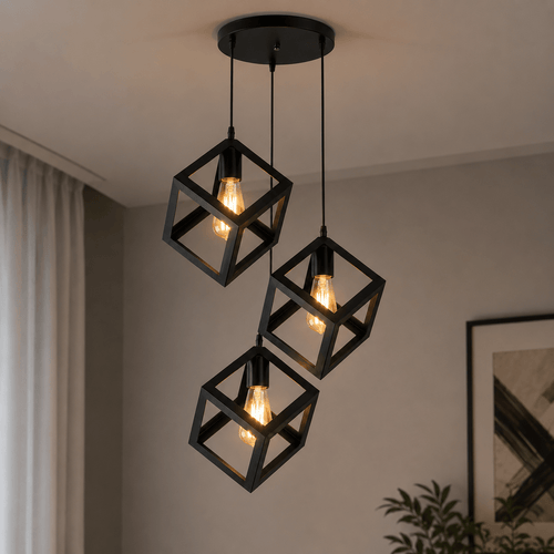 3-in-1 Square Hanging Lamp