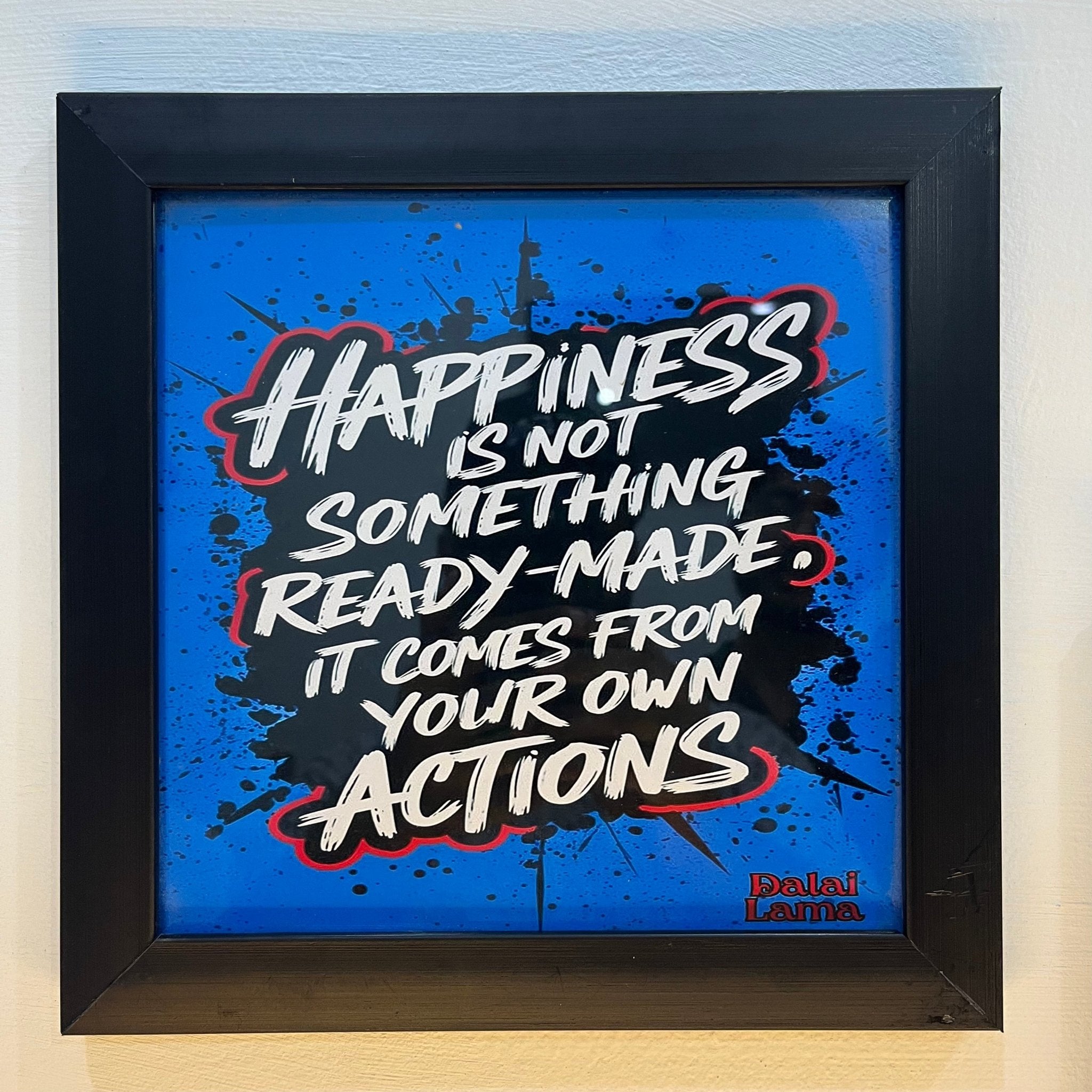 Framed Wall Art – Eiffel Tower & Inspirational Quotes | (Min order 3 pieces)| Size (10' x 10') - Decoricks