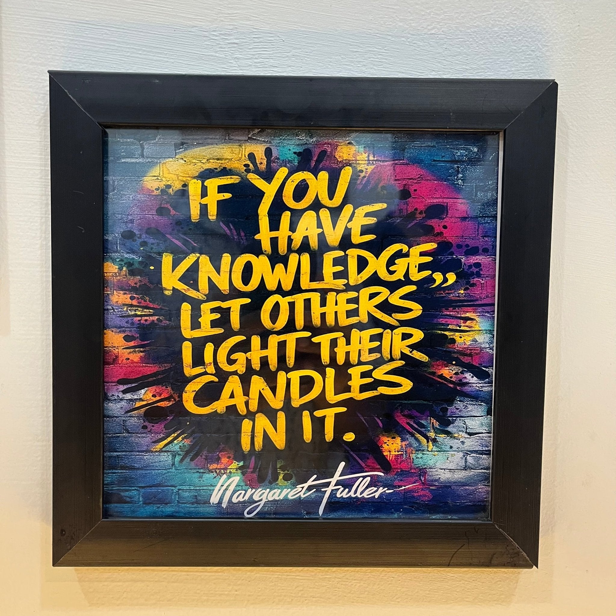 Framed Wall Art – Eiffel Tower & Inspirational Quotes | (Min order 3 pieces)| Size (10' x 10') - Decoricks