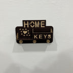 Home & Keys Wooden Wall Organizer – Rustic Style - Decoricks