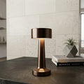 Metal LED Table Lamp – USB Rechargeable, Modern Design - Decoricks