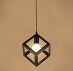 Square Cube Shaped Hanging Light | Ceiling Lamp (Bulb Included) - Decoricks