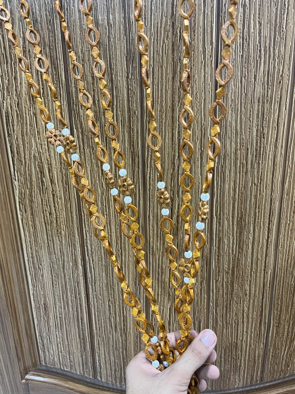 Wooden Bead Hanging Curtain | 1 Pack (10 Tussels) - Decoricks